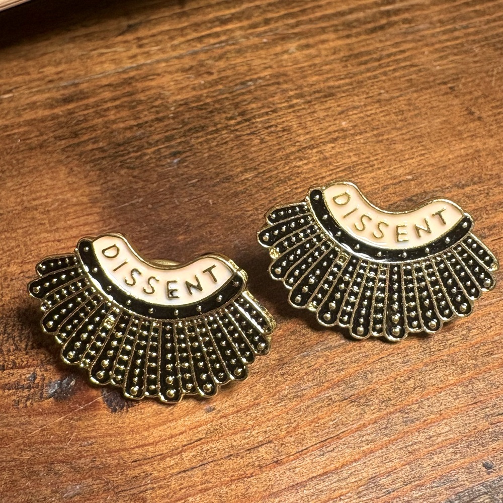 Two Dissent Pins